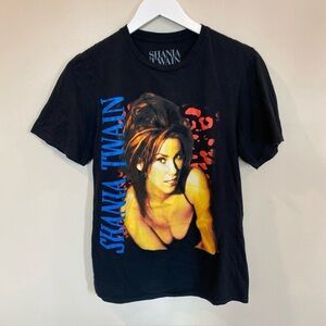 Shania Twain Shirt Men Small Black Graphic Country Music Band Tour Official